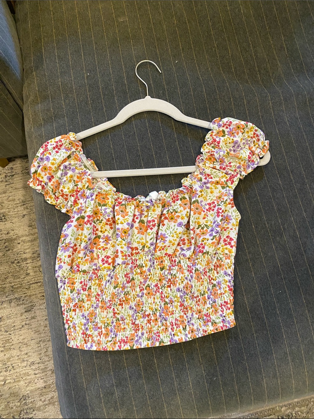 Mine floral crop top